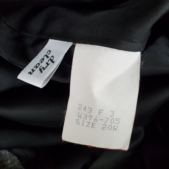 Pendleton Vintage Virgin Wool Tweed Bomber Jacket Size 20W - Picture 11 of 13